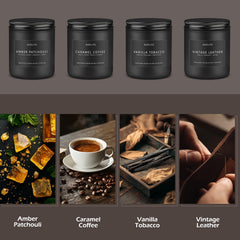 Bergamot Sandalwood scented soy jar candle