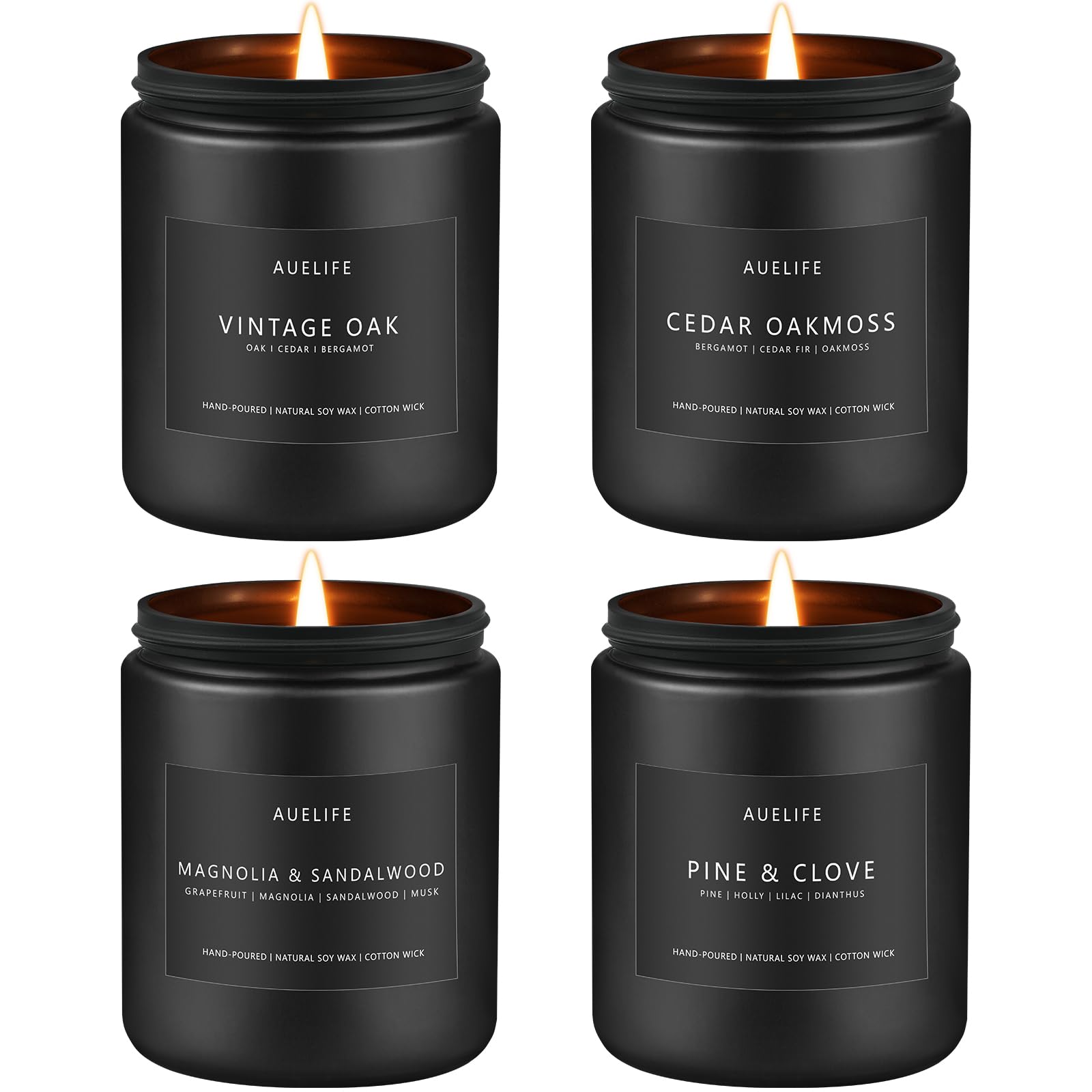 Scented Candles Set for Men – Vintage Oak