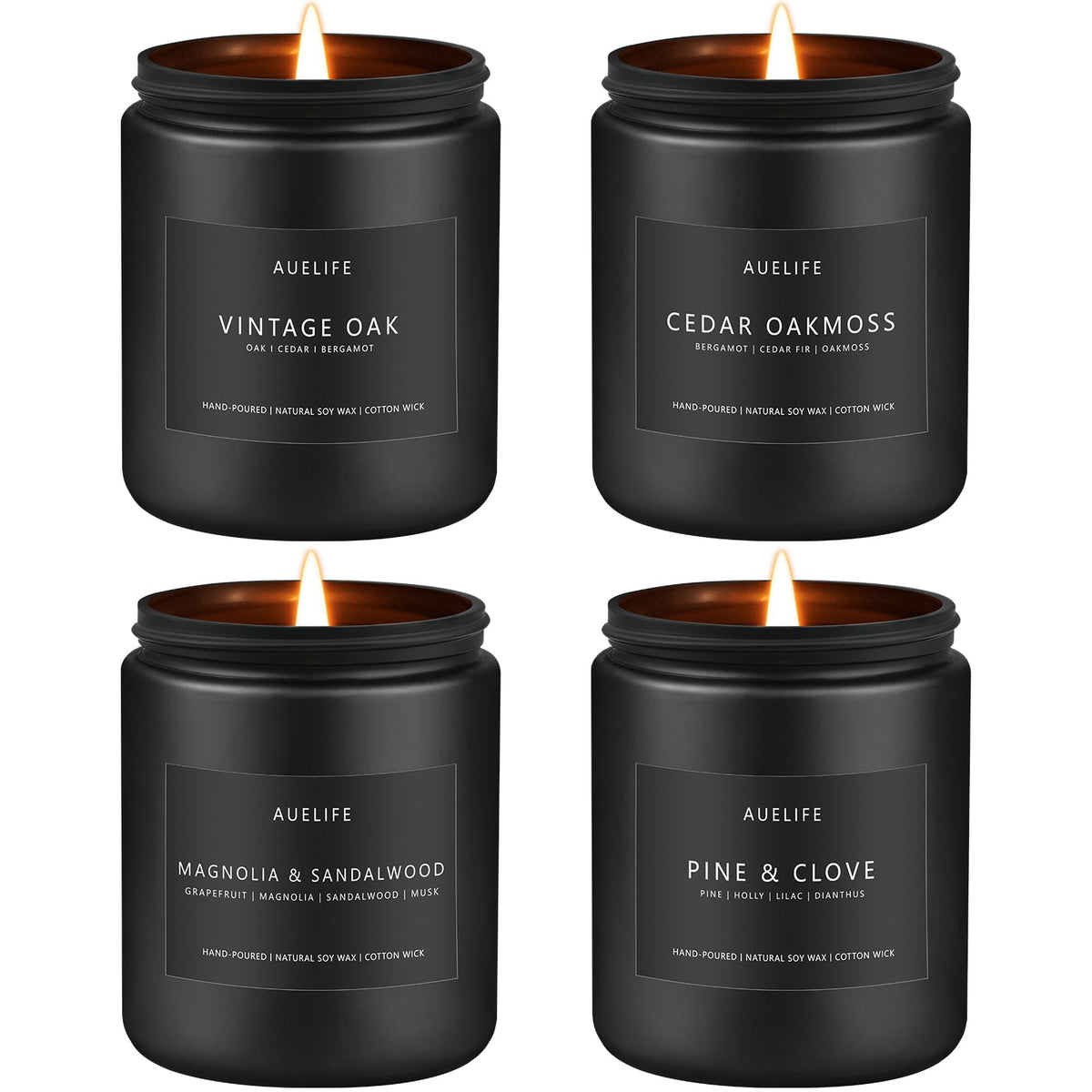Scented Candles Set for Men – Vintage Oak