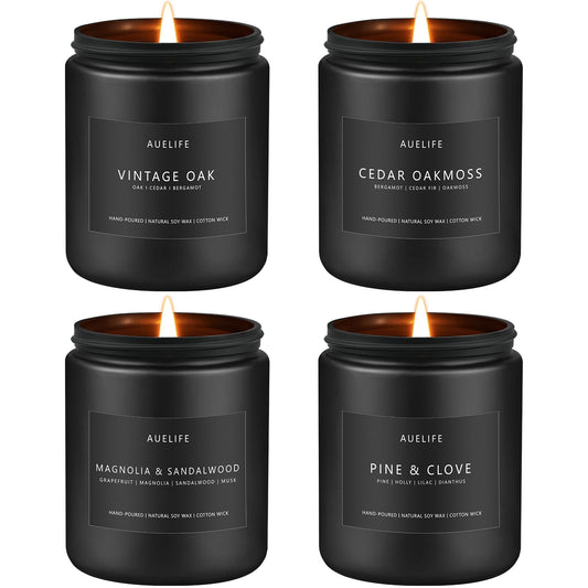 Scented Candles Set for Men – Vintage Oak