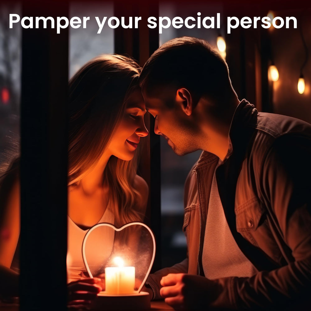 Scented candle for a cozy, calming ambiance