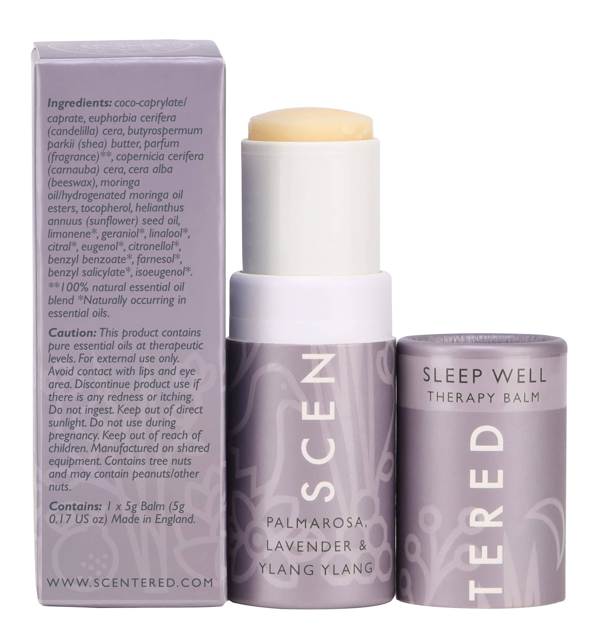 Gift-ready Scentered Sleep Well Balm presentation
