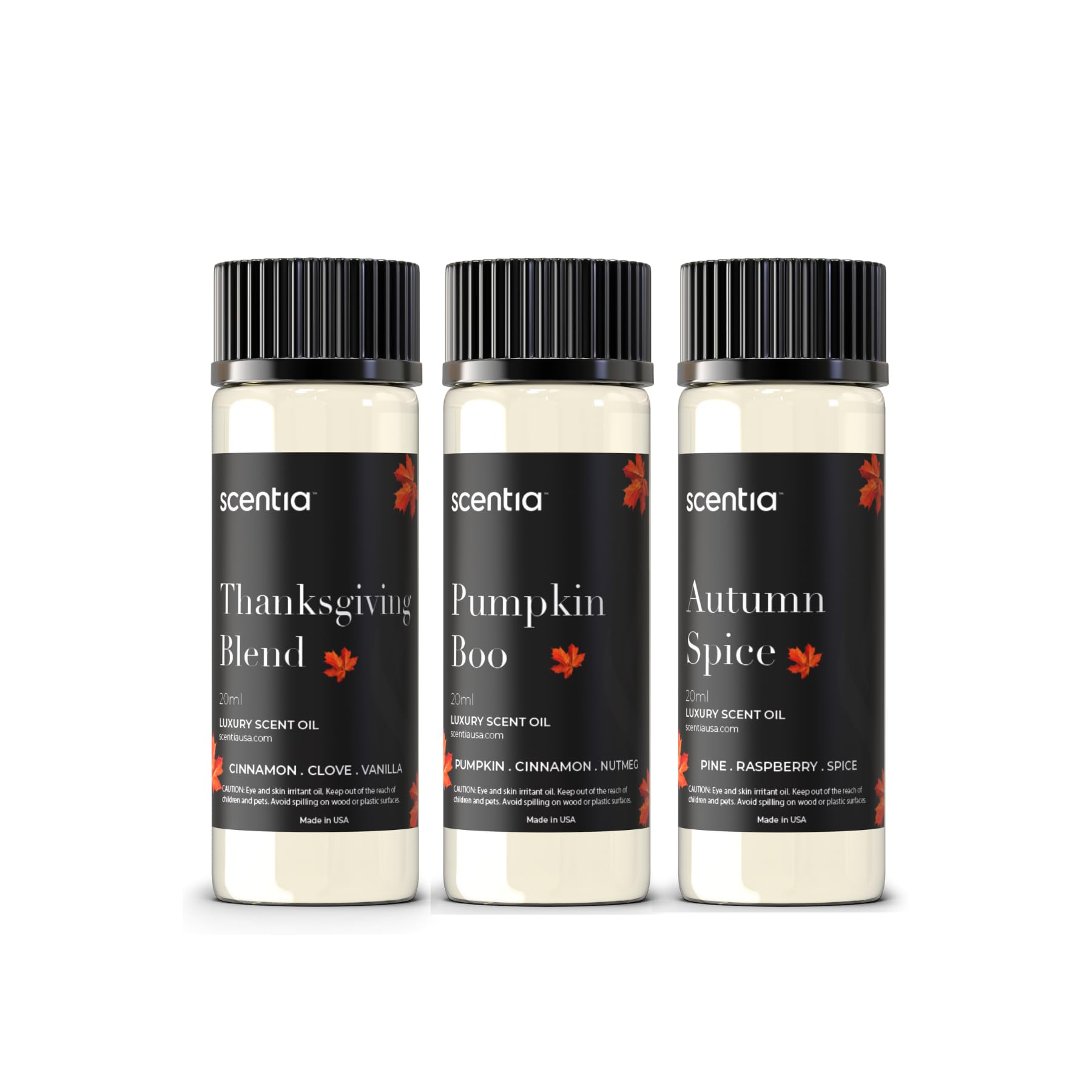 Autumn Spice 20ml bottle from Scentia Fall Essential Oils Set.