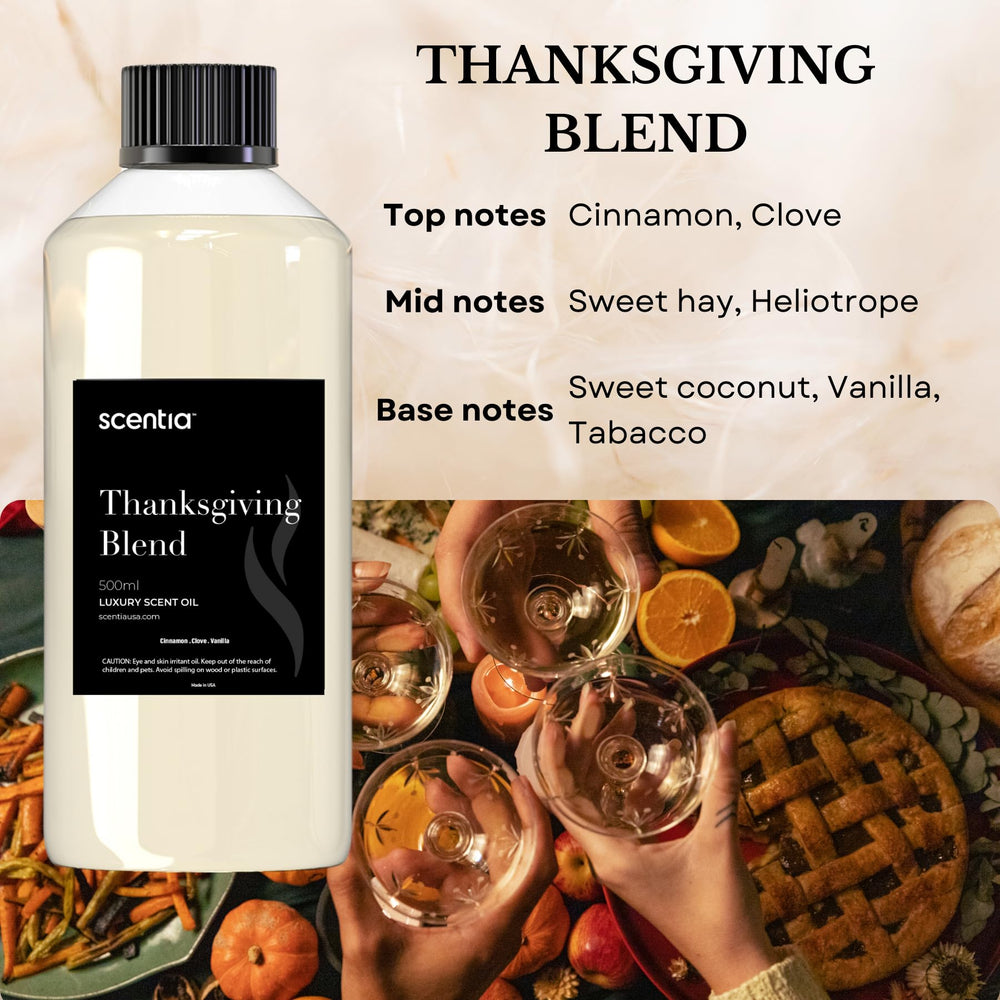 Warm holiday aroma with cinnamon, clove, vanilla and coconut