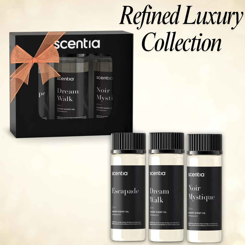 Escapade diffuser oil bottle with ocean breeze notes