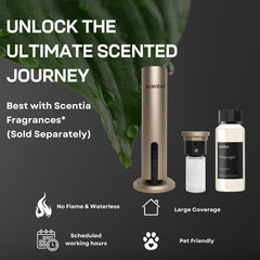 Packaging contents: diffuser, oils, plug adapter and manual