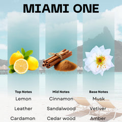 Scentia Miami One Aroma Oil 500 ml next to a diffuser in use