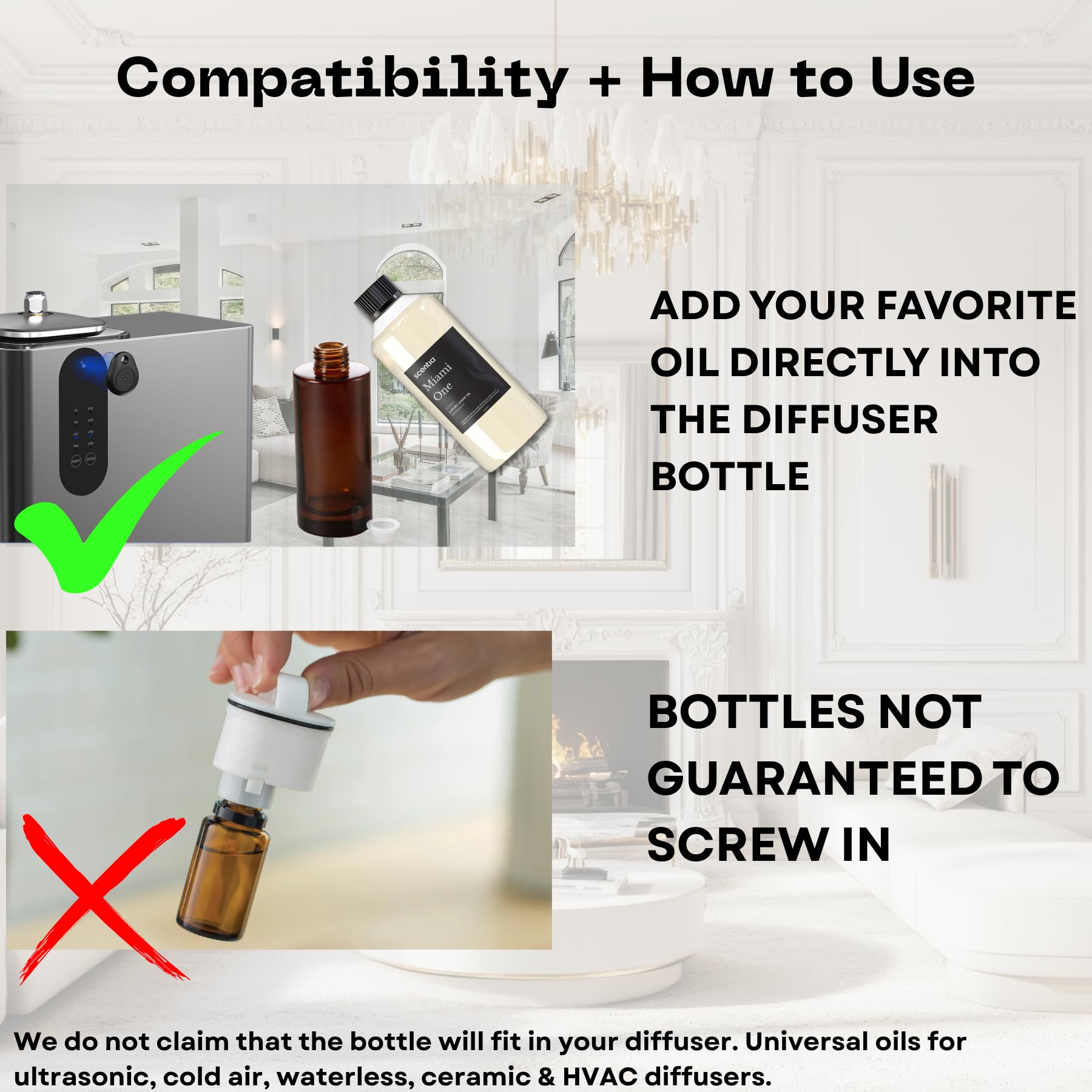Scentia Miami One Aroma Oil 500 ml in a room setting