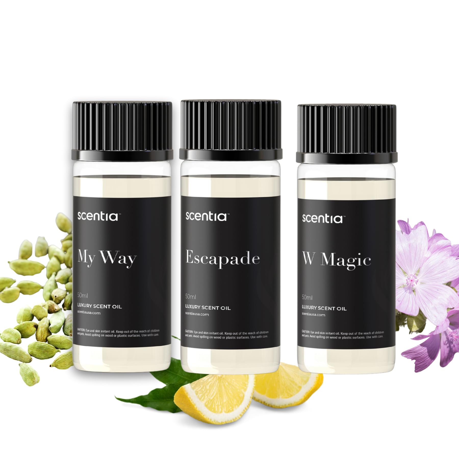 Gift box packaging for Scentia My Way Hotel Diffuser Oil 3x50ml