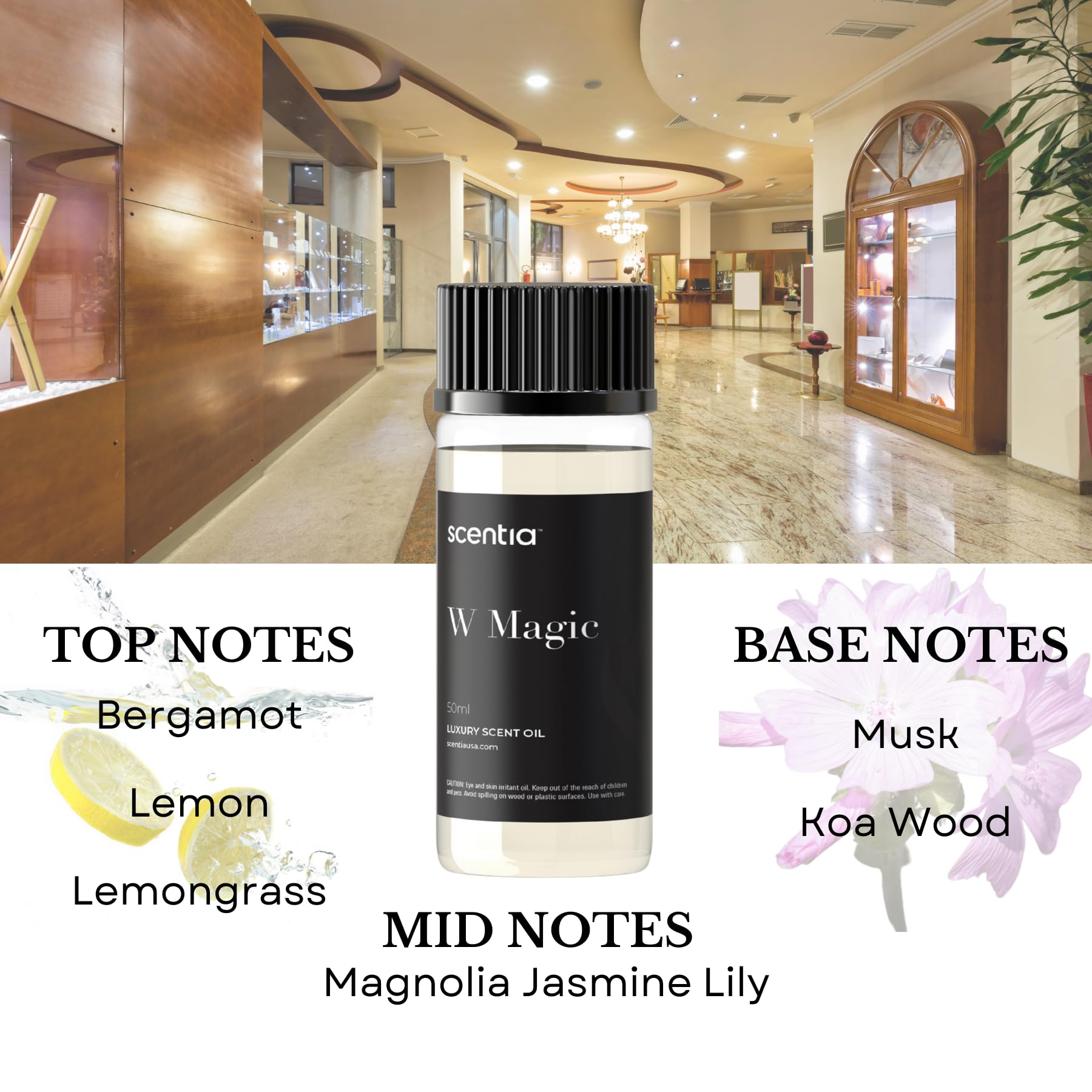 W Magic fragrance bottle inspired by W Hotel