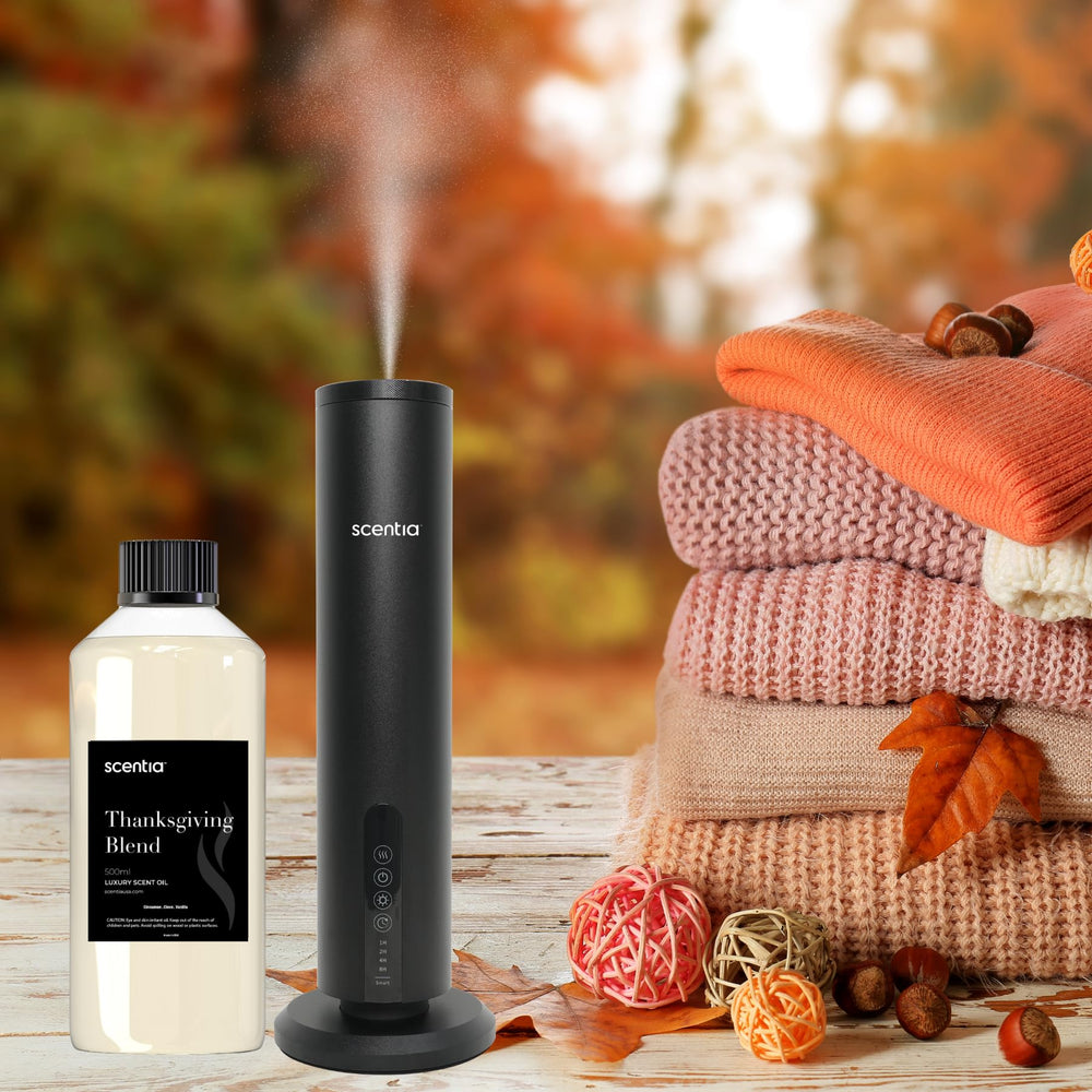 Packaging for Scentia Thanksgiving Blend 500ml essential oil