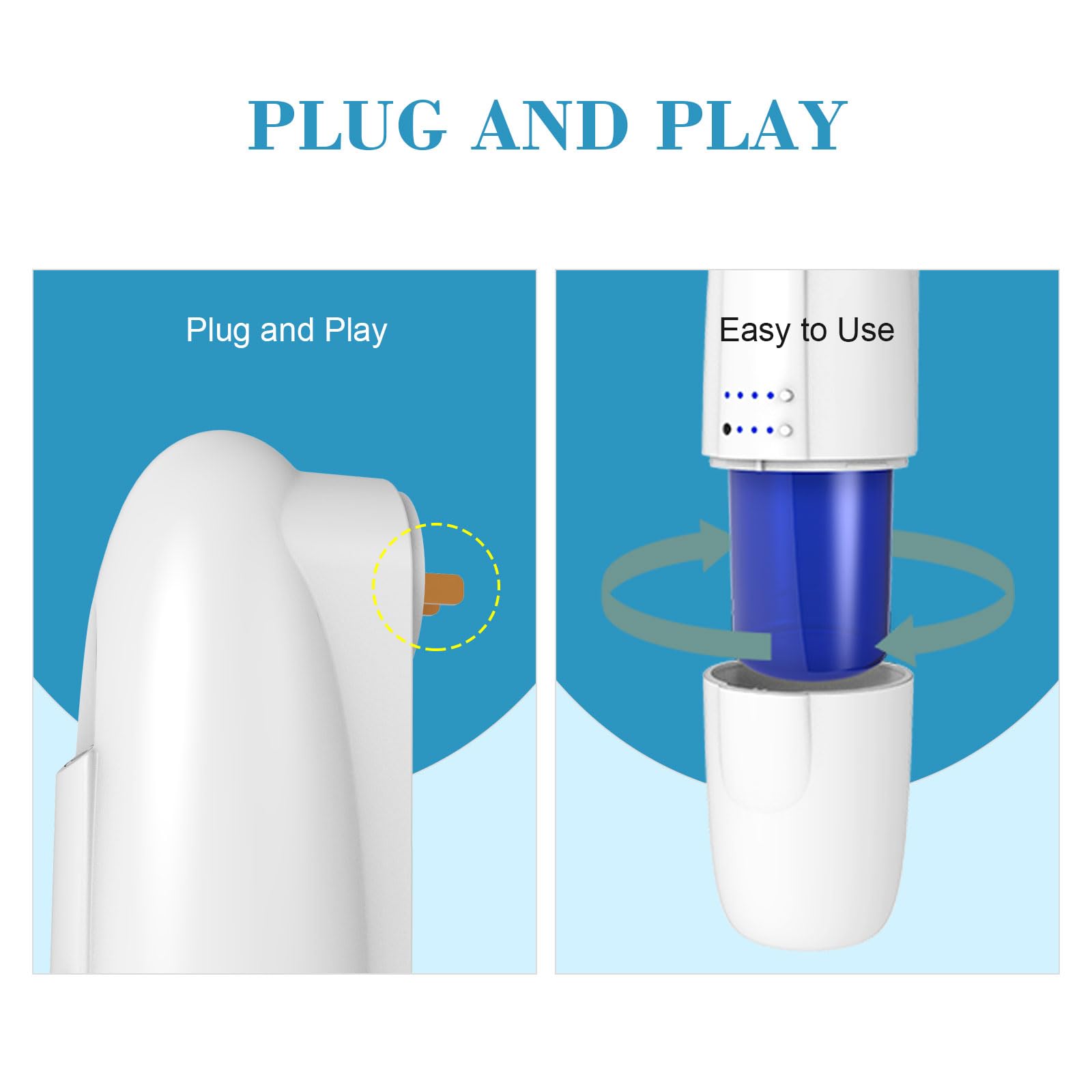 Scentiplus plug-in diffuser side view highlighting compact placement