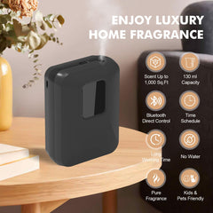 Scentiplus waterless diffuser with 130ml capacity for long-lasting aroma.