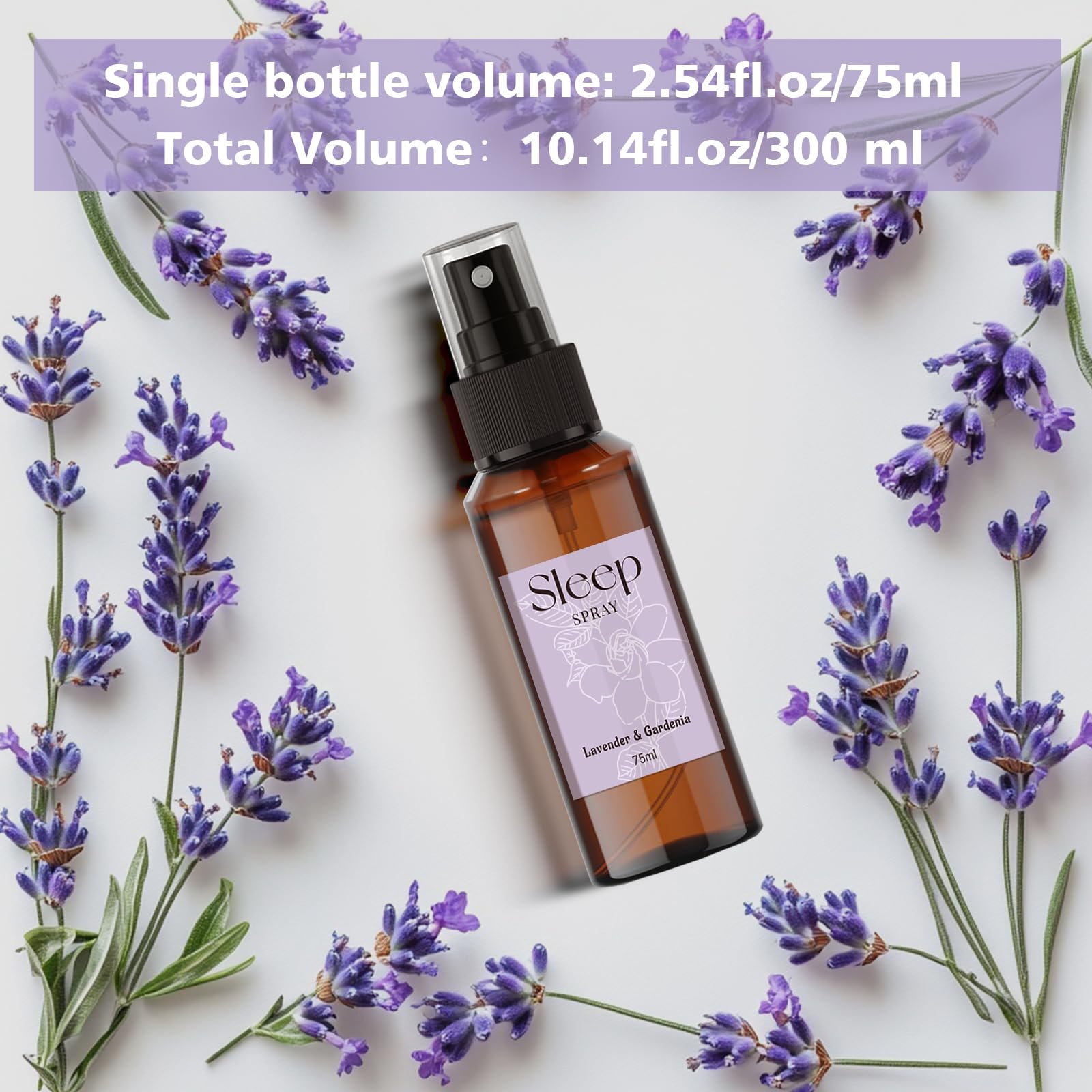 SCENTORINI Sleep Spray Lavender Chamomile 75ml bottle, 4-pack