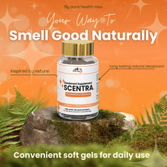 Scentra promotes whole-body odor control for breath, armpits, and skin
