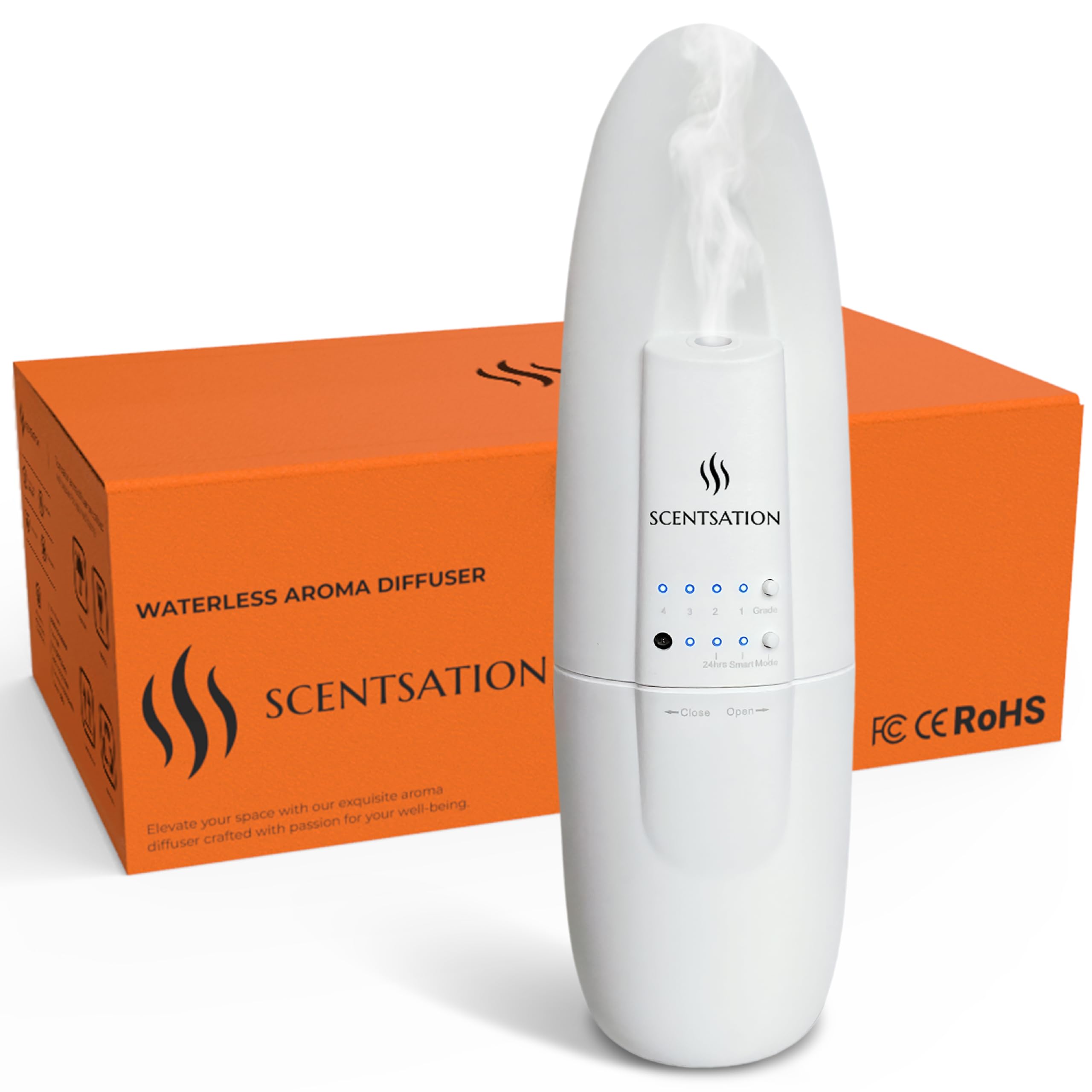 Front view of SCENTSATION plug-in diffuser in white