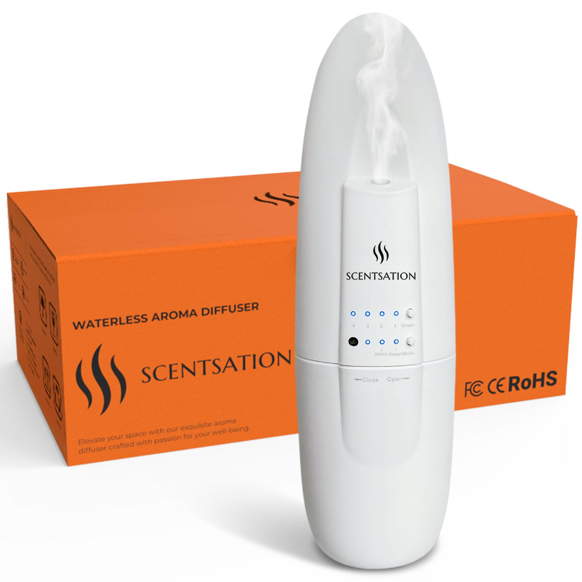 Front view of SCENTSATION plug-in diffuser in white