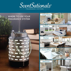 Scentsationals Lemon Drop diffuser ambient light for relaxing nights