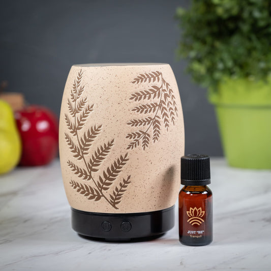 ScentSationals Eclectic Diffuser shows water-fill line for simple fragrance setup.