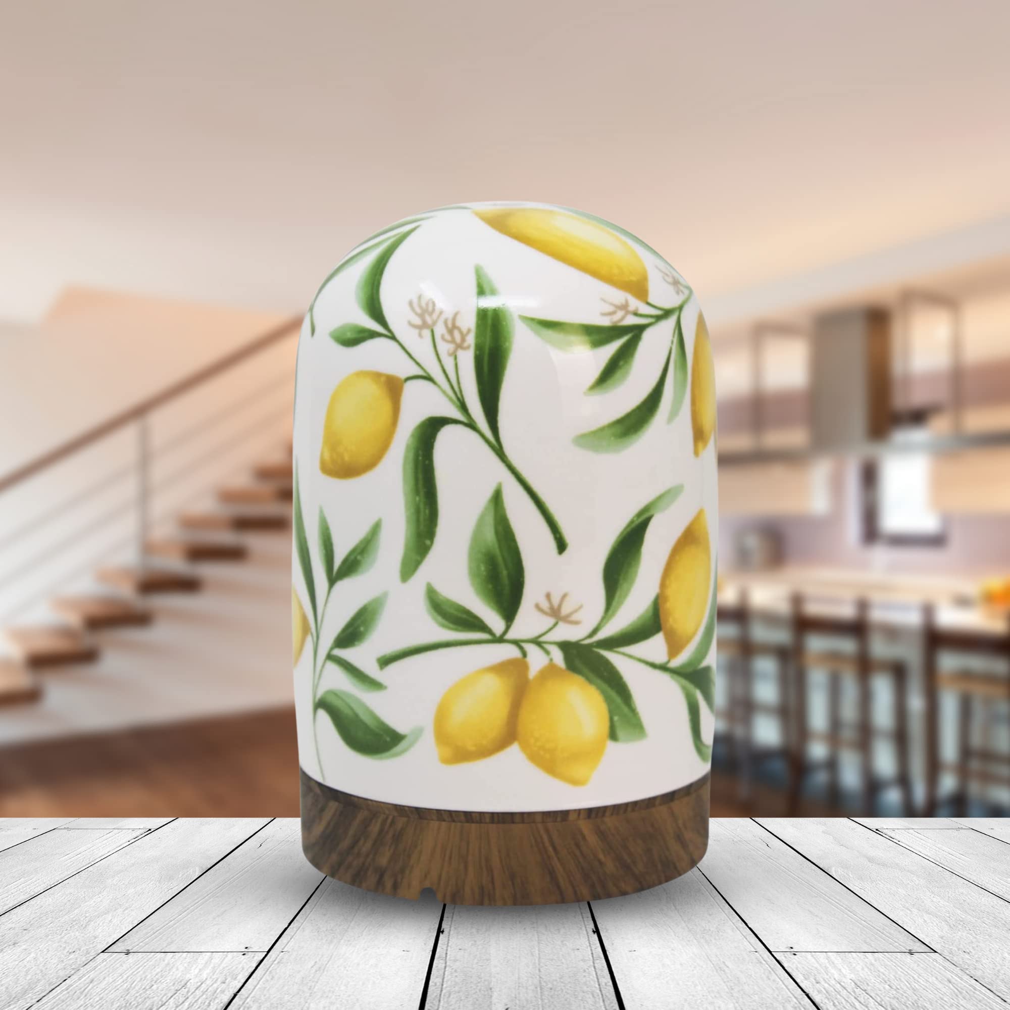 Scentsationals Lemon Drop diffuser glow highlighting ambient lighting for evenings