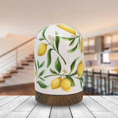 Scentsationals Lemon Drop diffuser glow highlighting ambient lighting for evenings