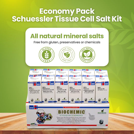 Schussler Cell Salts 12 remedies kit