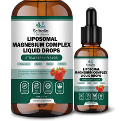 Bottle of Scibalia Liposomal Magnesium 12-in-1 Complex
