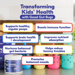 Science-backed gut health supplement for kids