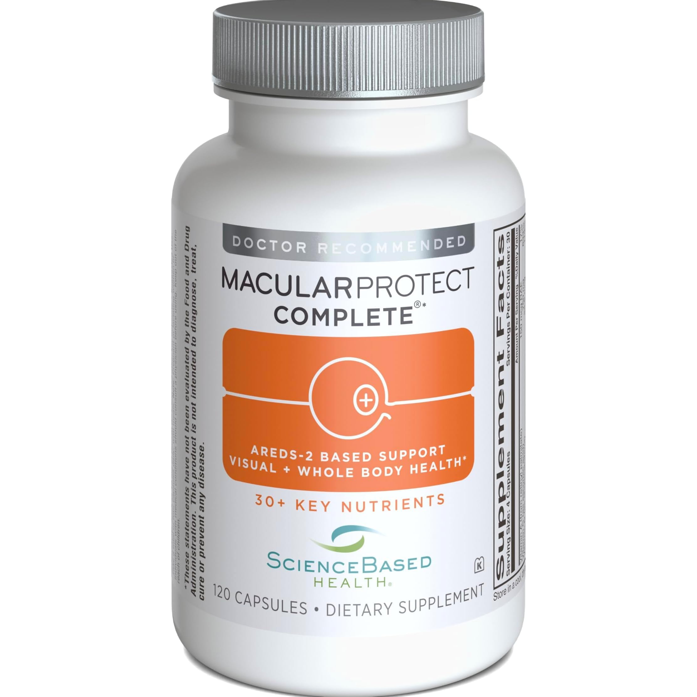 ScienceBased Health MacularProtect Complete bottle front for daily eye nutrition support.