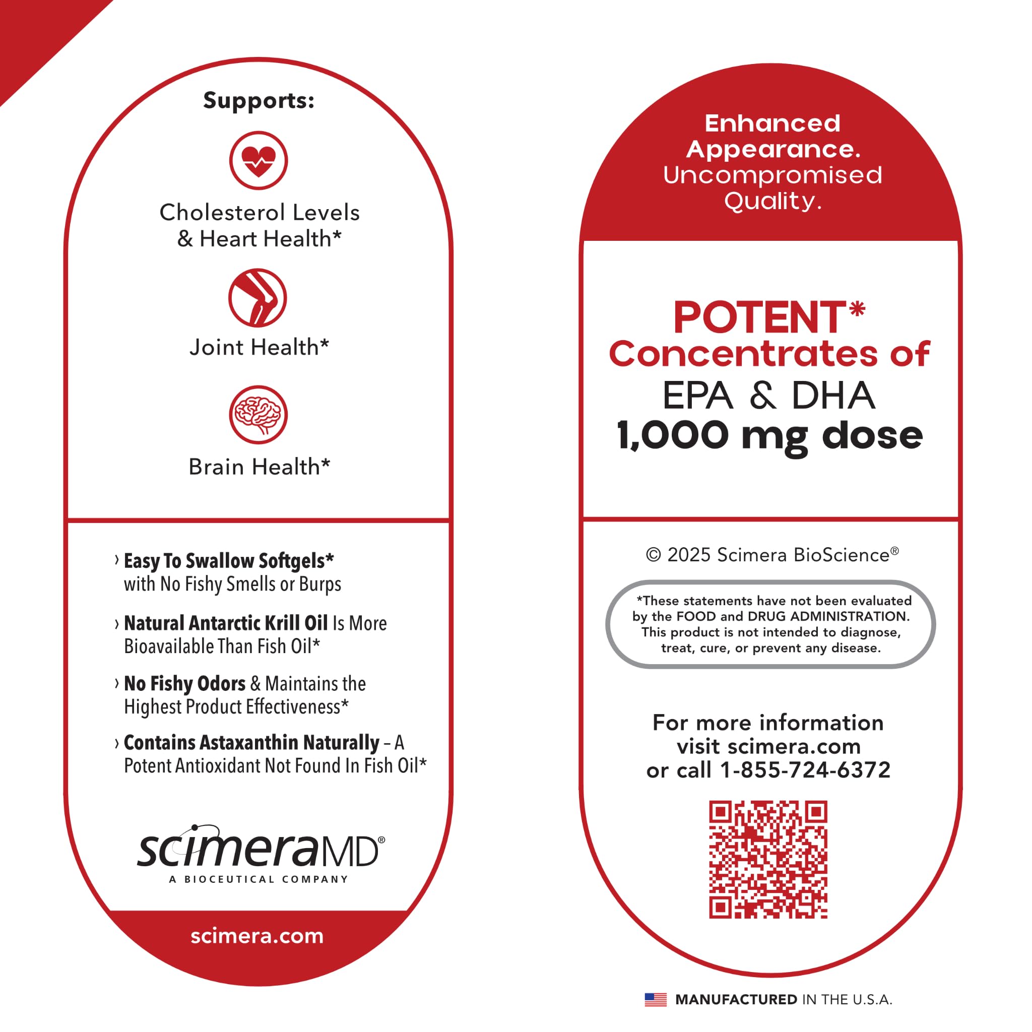 60-count bottle with Astaxanthin and omega-3 labels