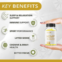 Ingredients and supplement facts for hemp gummies