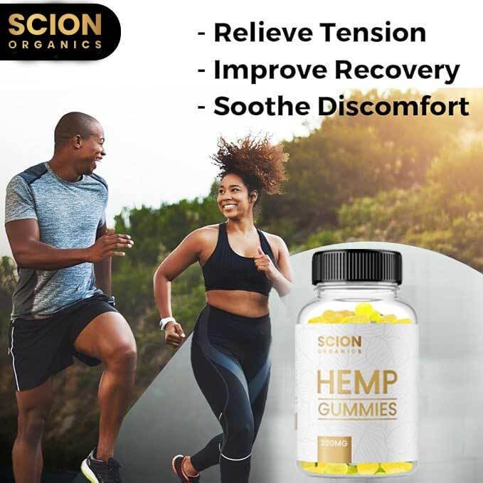 Ingredients and hemp extract information panel
