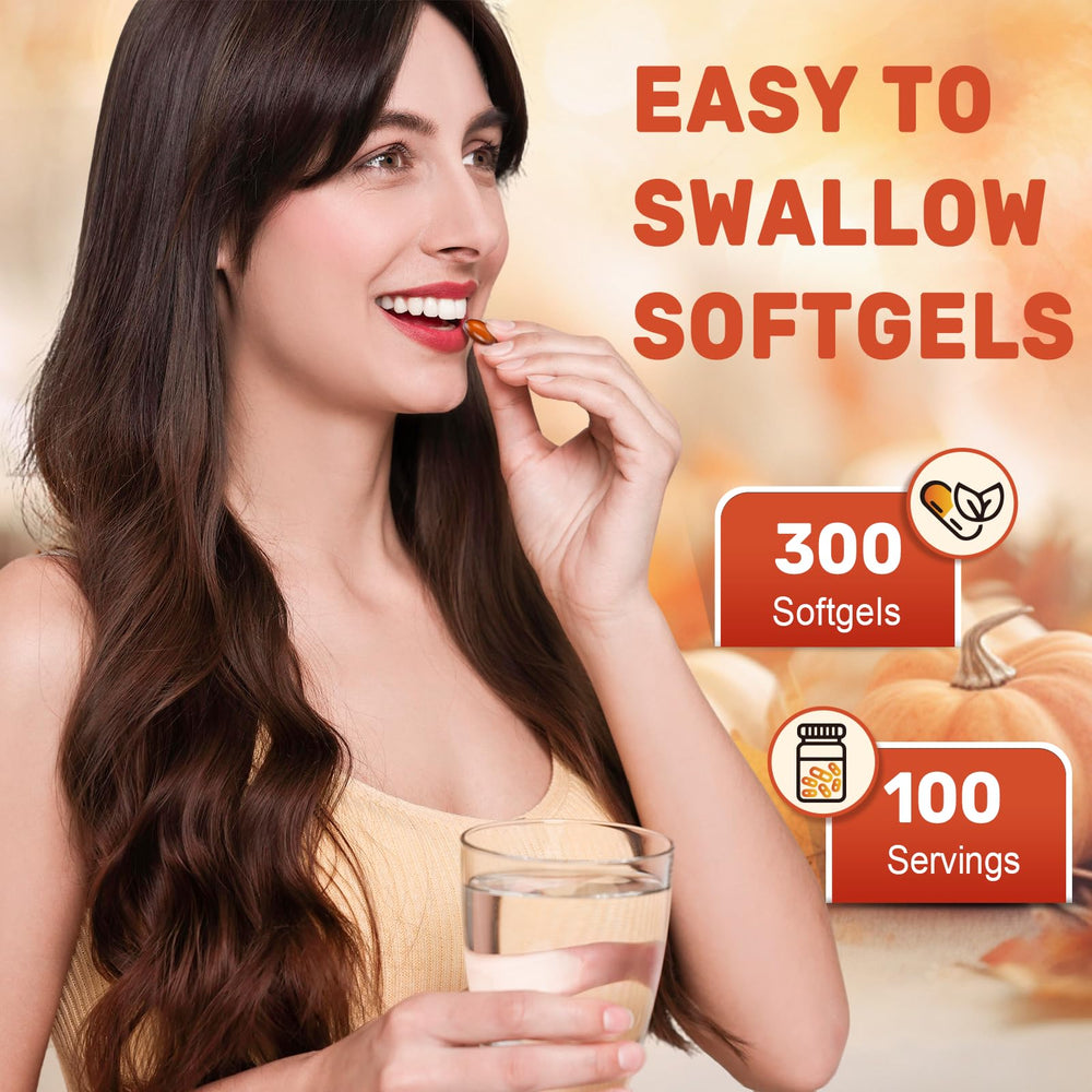 300-count softgels easy-swallow packaging