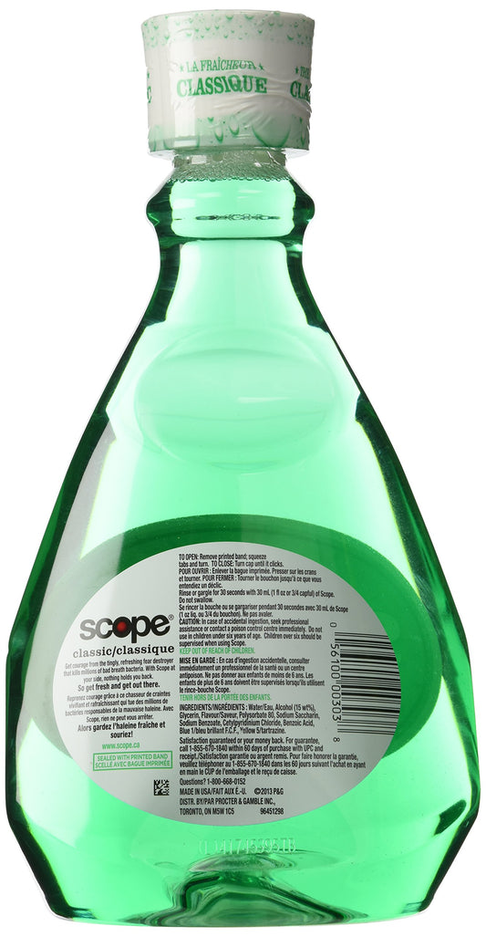 Two-pack Scope Mouthwash Original Mint 33.8 oz