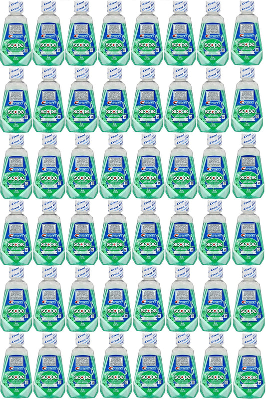 Scope Travel Size Mouthwash Classic Original Mint 1.2 oz bottle - front view