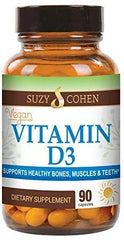 Front of Script Essentials Vegan Vitamin D3 5000 IU bottle