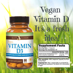 Product label highlighting vegan, non-GMO, gluten-free, kosher certified