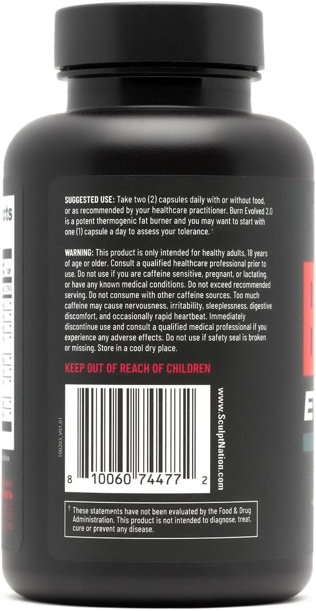Sculpt Nation GS4+ patented formula aiding thermogenesis.