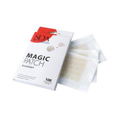 SDA Laboratories Magic Pimple Patch worn during day to keep blemishes discreet.