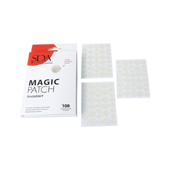 SDA Laboratories Magic Pimple Patch closeup blending with skin for subtle wear.