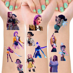 SDONY Demon temporary tattoos sheet 1 offers bold designs for kid-friendly party fun.