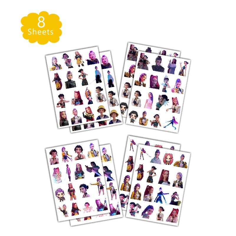 SDONY Demon tattoos sheet 4 helps decorate cups, bottles, and party favors.