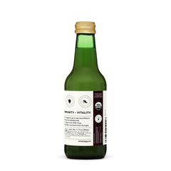 Serving suggestions with juice in a glass