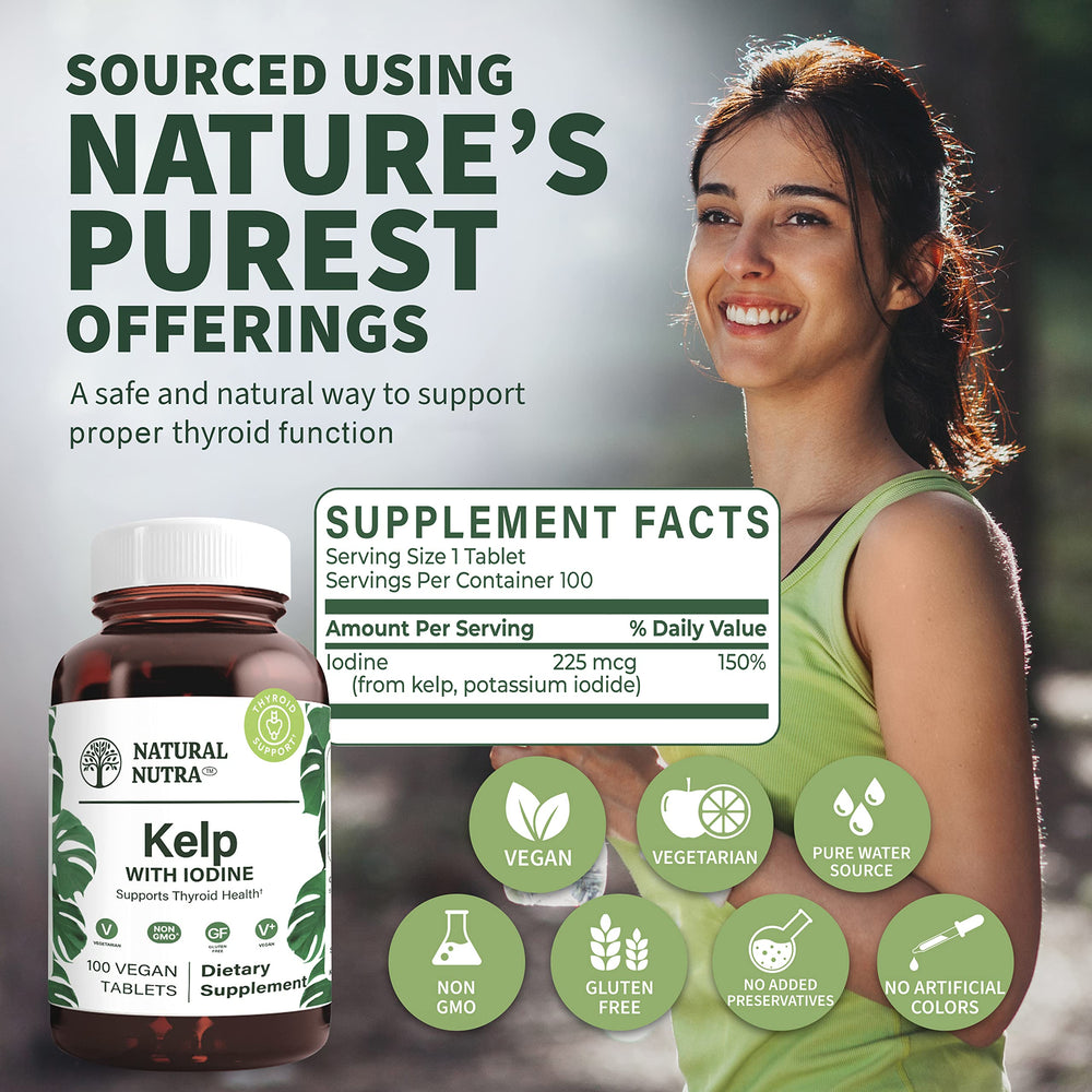 Sea kelp extract ingredients and iodine source