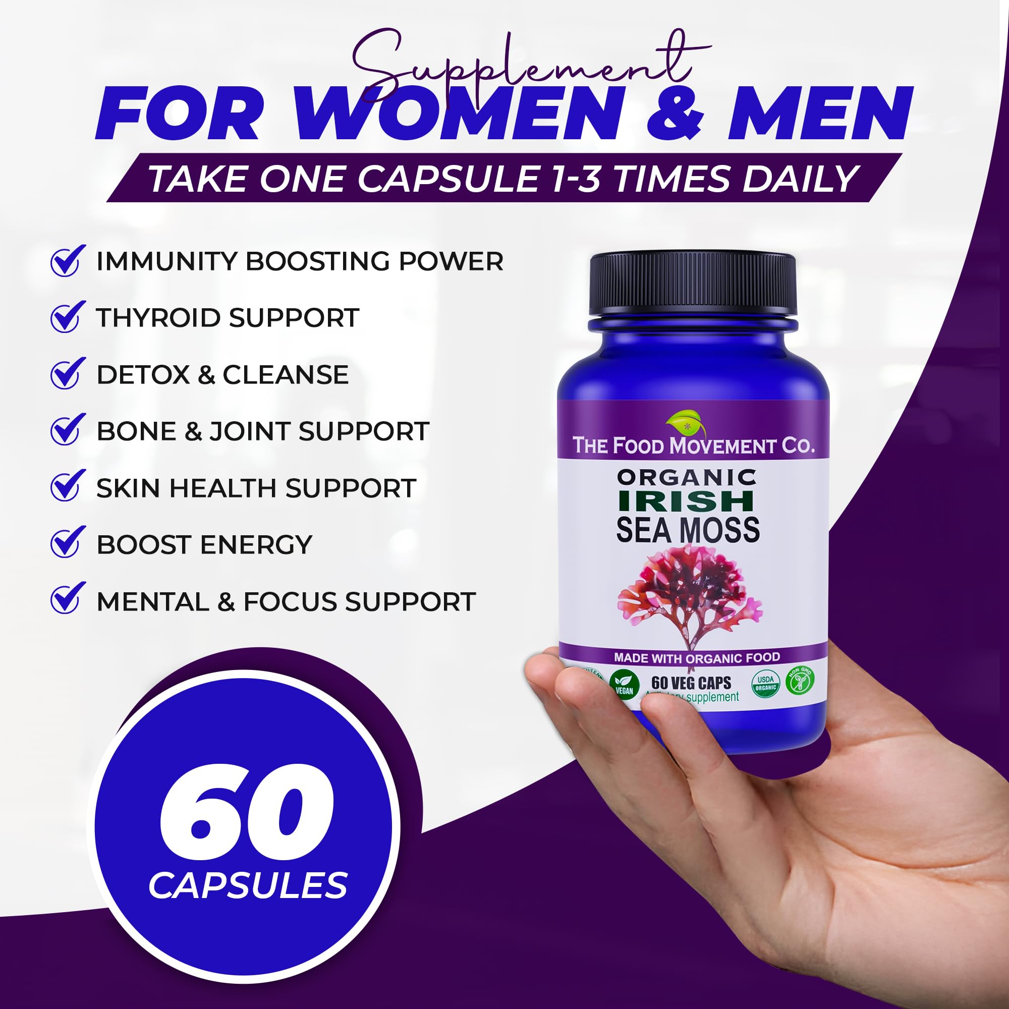 Sea moss with 70+ trace minerals