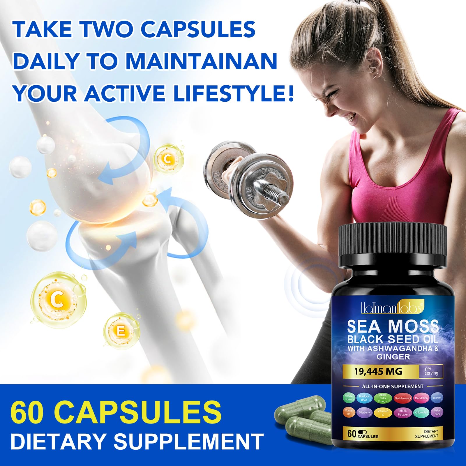 Sea Moss Gummies Supplement packaging