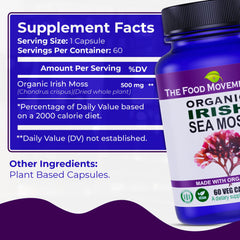 Immune support from sea moss