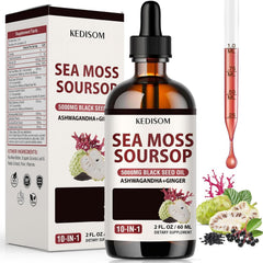 Sea Moss Liquid Drops bottle with dropper