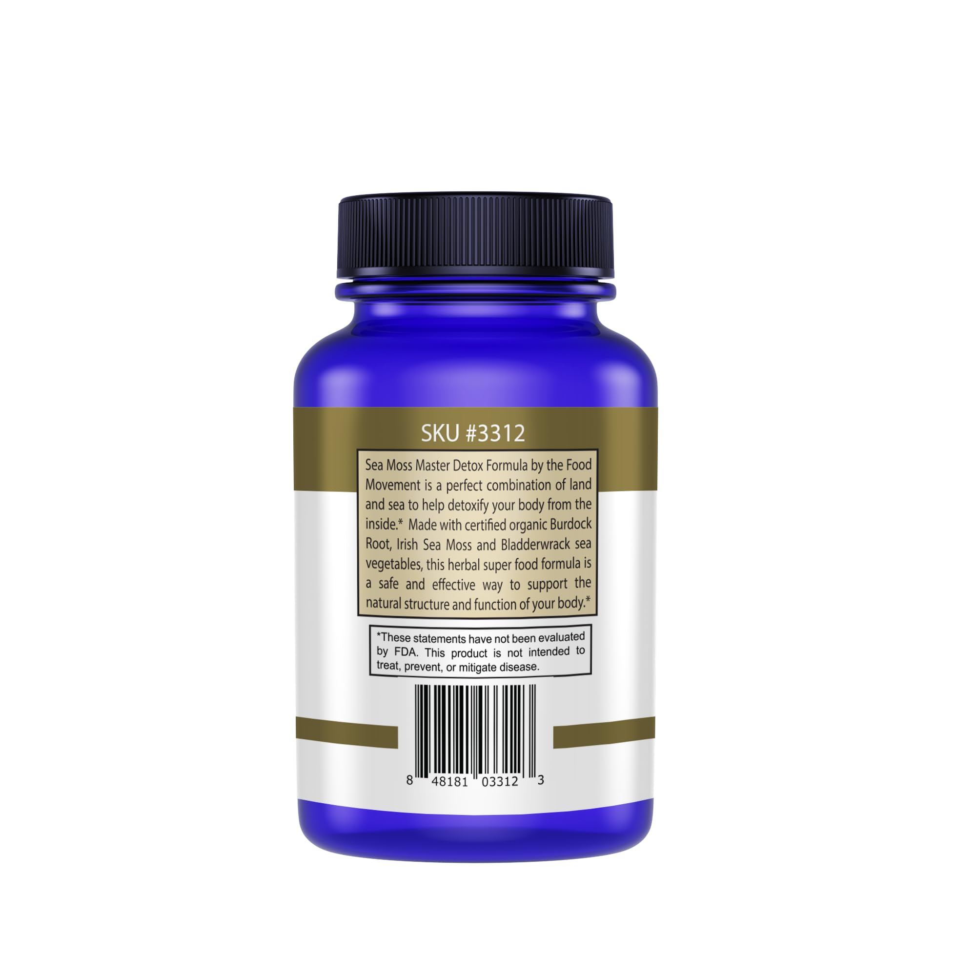 Vegan capsules of Sea Moss Master Formula