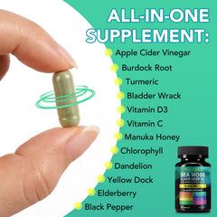 Immunity and energy support blend with vegetarian capsules